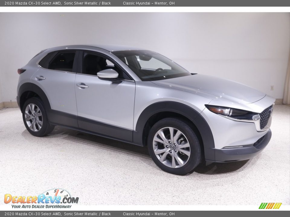 2020 Mazda CX-30 Select AWD Sonic Silver Metallic / Black Photo #1