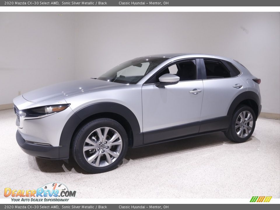 2020 Mazda CX-30 Select AWD Sonic Silver Metallic / Black Photo #3