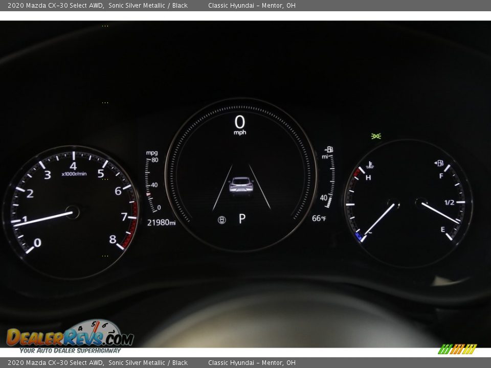 2020 Mazda CX-30 Select AWD Sonic Silver Metallic / Black Photo #8