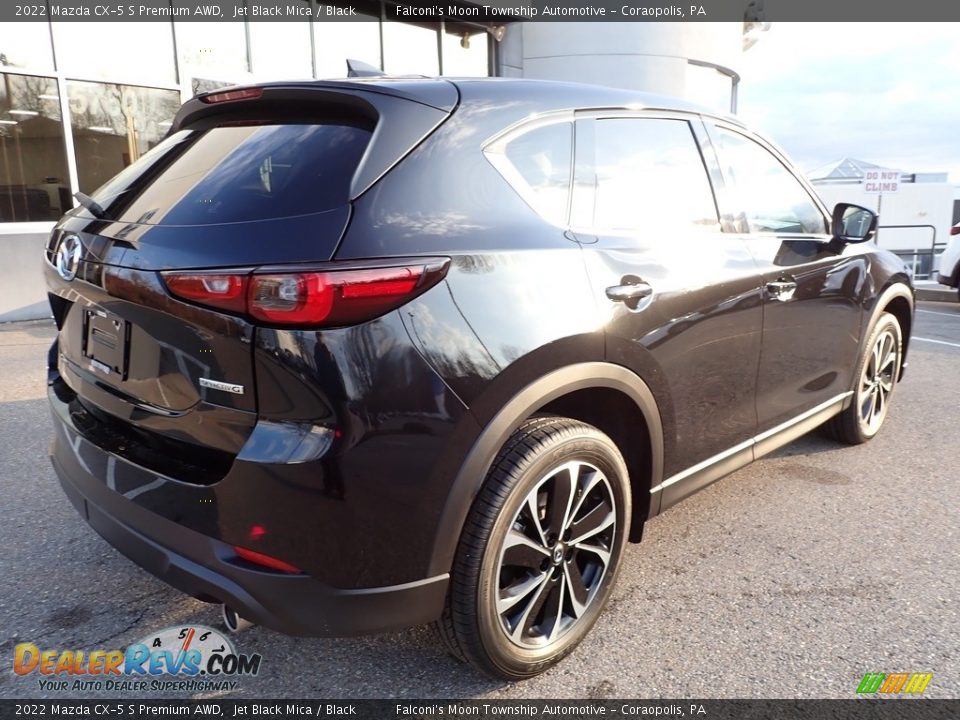 2022 Mazda CX-5 S Premium AWD Jet Black Mica / Black Photo #2