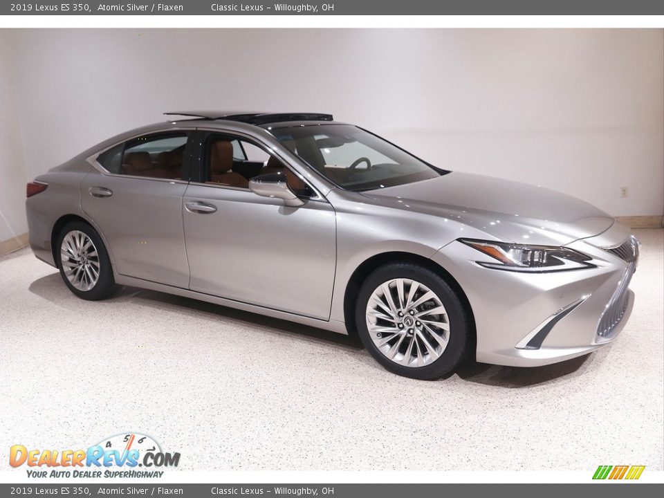 2019 Lexus ES 350 Atomic Silver / Flaxen Photo #1
