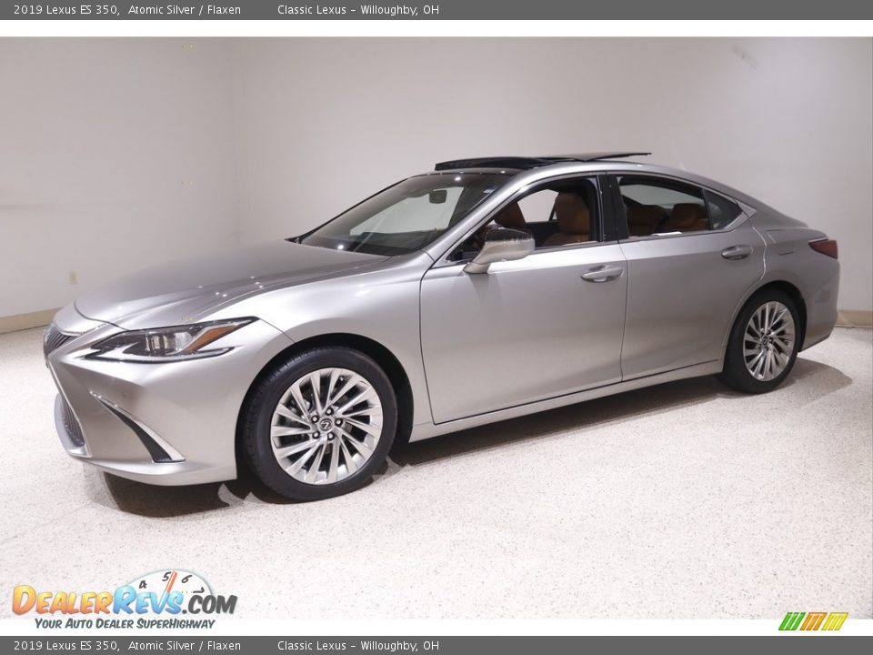 2019 Lexus ES 350 Atomic Silver / Flaxen Photo #3