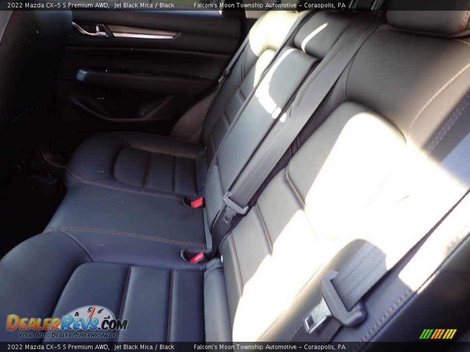 Rear Seat of 2022 Mazda CX-5 S Premium AWD Photo #12