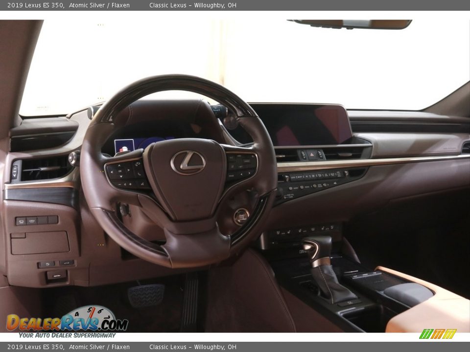 2019 Lexus ES 350 Atomic Silver / Flaxen Photo #6