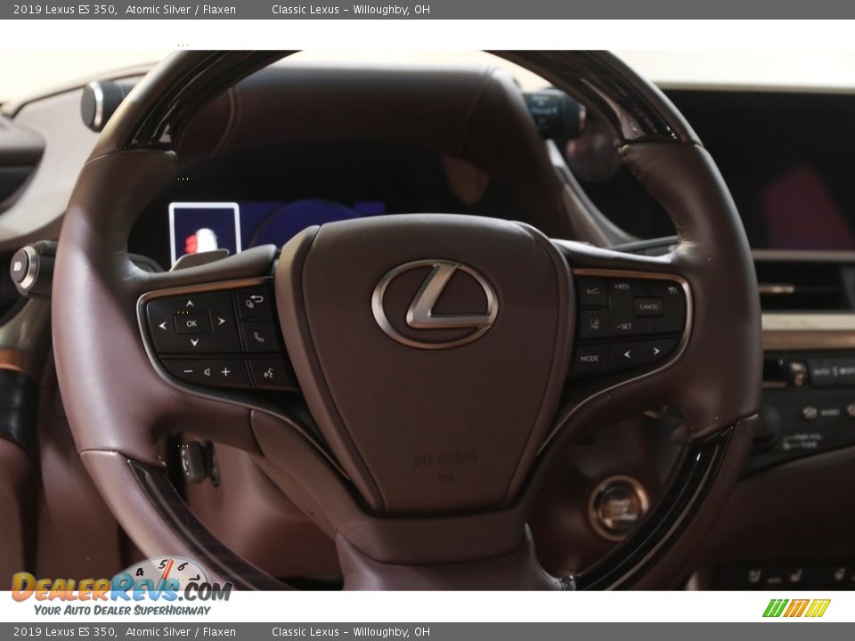 2019 Lexus ES 350 Atomic Silver / Flaxen Photo #7