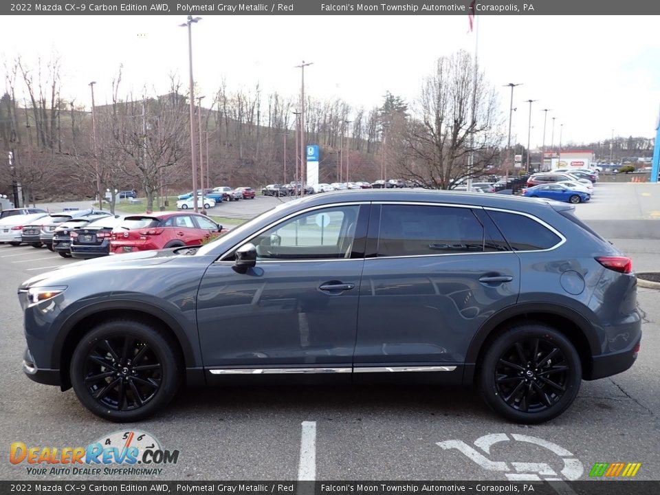 Polymetal Gray Metallic 2022 Mazda CX-9 Carbon Edition AWD Photo #6