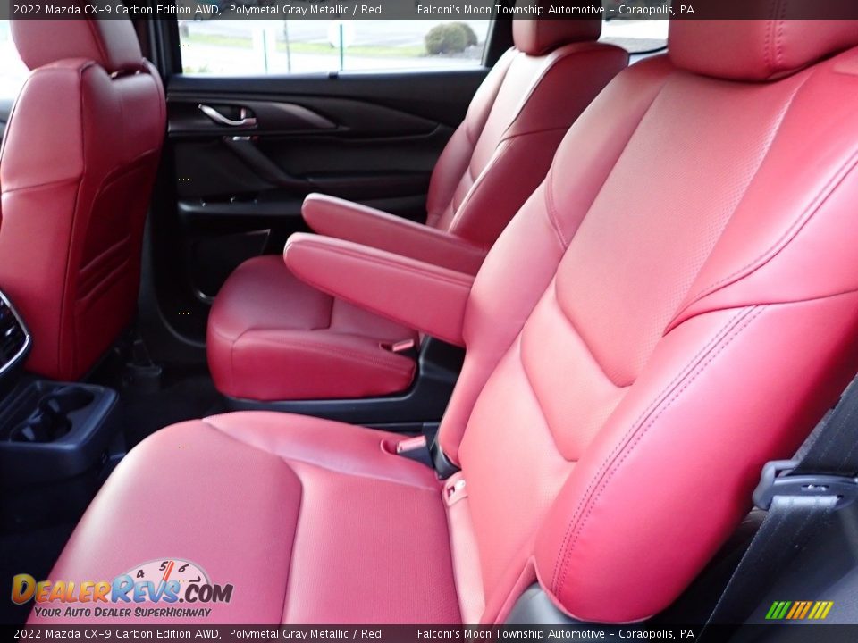 Rear Seat of 2022 Mazda CX-9 Carbon Edition AWD Photo #12