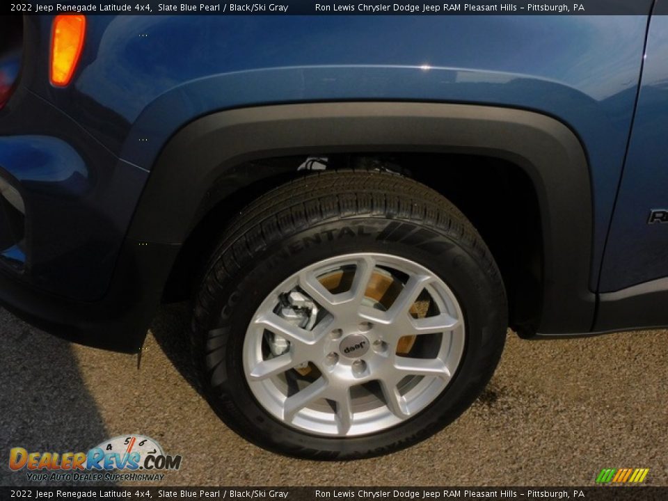 2022 Jeep Renegade Latitude 4x4 Slate Blue Pearl / Black/Ski Gray Photo #10