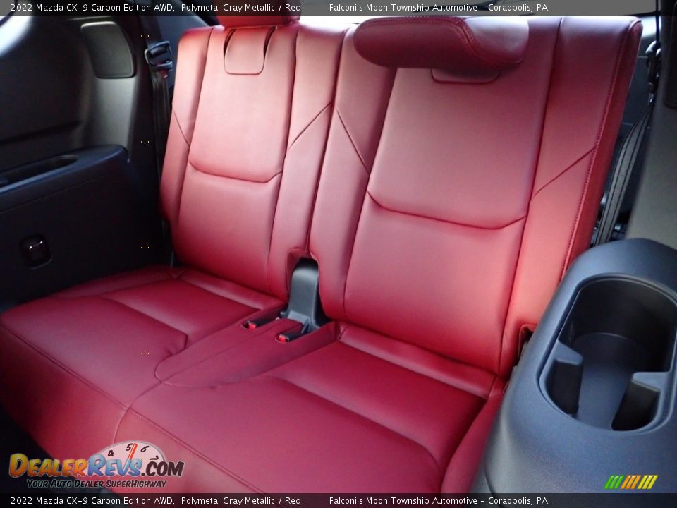 Rear Seat of 2022 Mazda CX-9 Carbon Edition AWD Photo #13