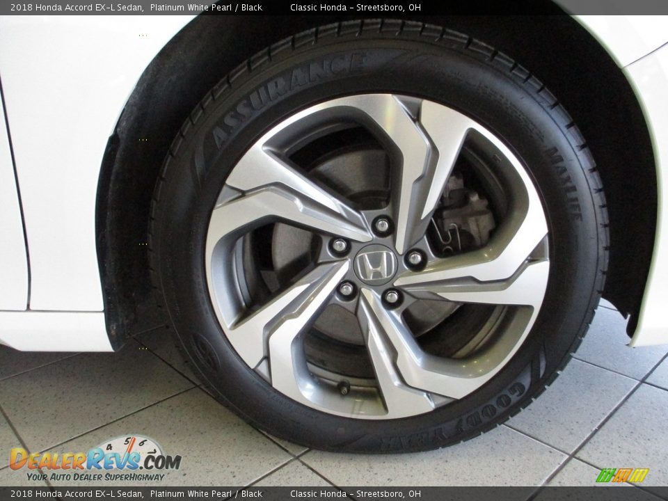 2018 Honda Accord EX-L Sedan Platinum White Pearl / Black Photo #5
