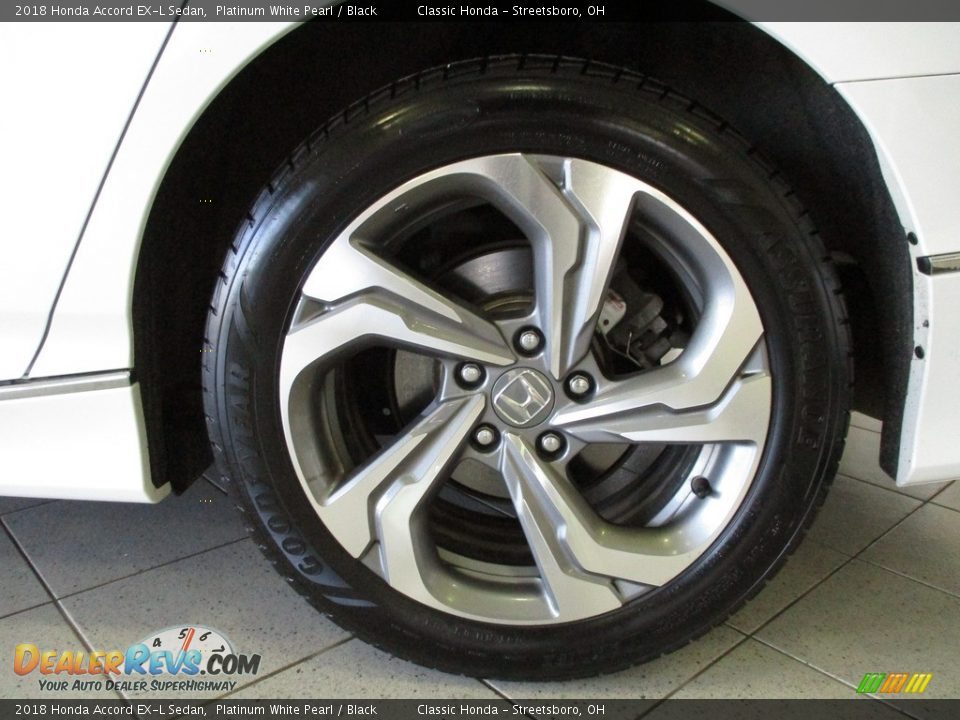 2018 Honda Accord EX-L Sedan Platinum White Pearl / Black Photo #11