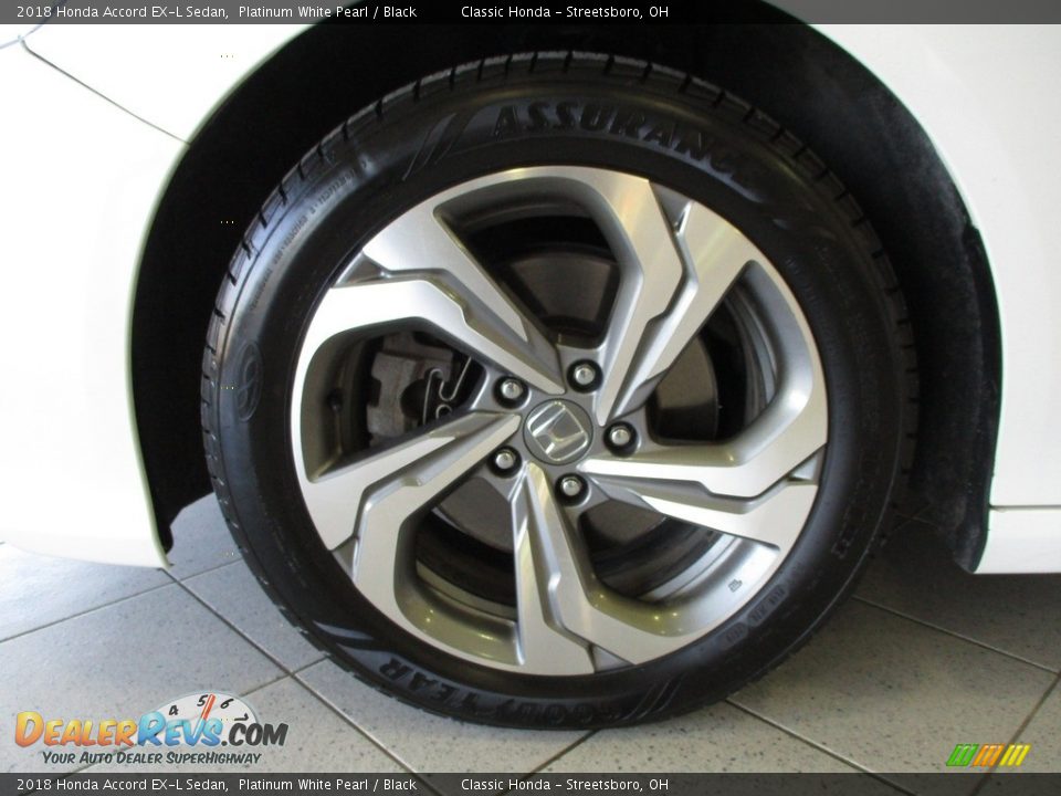 2018 Honda Accord EX-L Sedan Platinum White Pearl / Black Photo #12