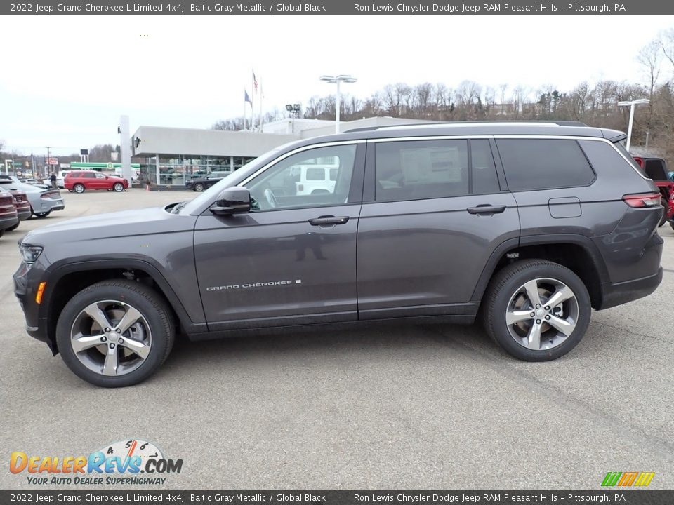2022 Jeep Grand Cherokee L Limited 4x4 Baltic Gray Metallic / Global Black Photo #2