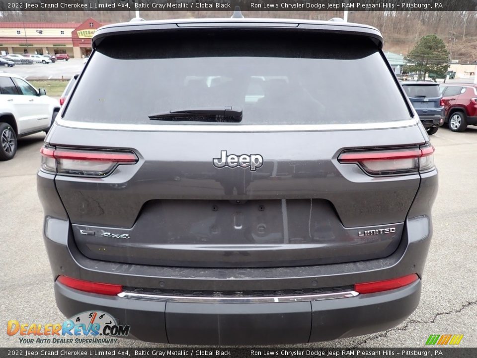 2022 Jeep Grand Cherokee L Limited 4x4 Baltic Gray Metallic / Global Black Photo #4