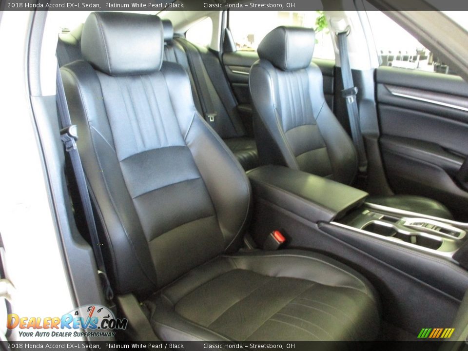 2018 Honda Accord EX-L Sedan Platinum White Pearl / Black Photo #19