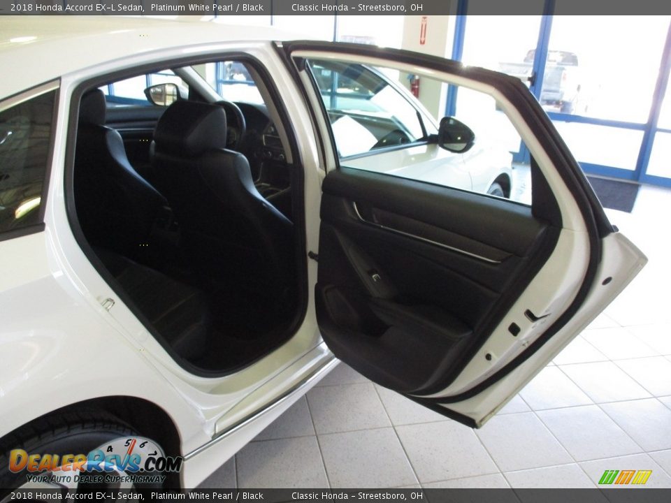 2018 Honda Accord EX-L Sedan Platinum White Pearl / Black Photo #21