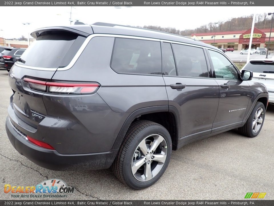 2022 Jeep Grand Cherokee L Limited 4x4 Baltic Gray Metallic / Global Black Photo #6