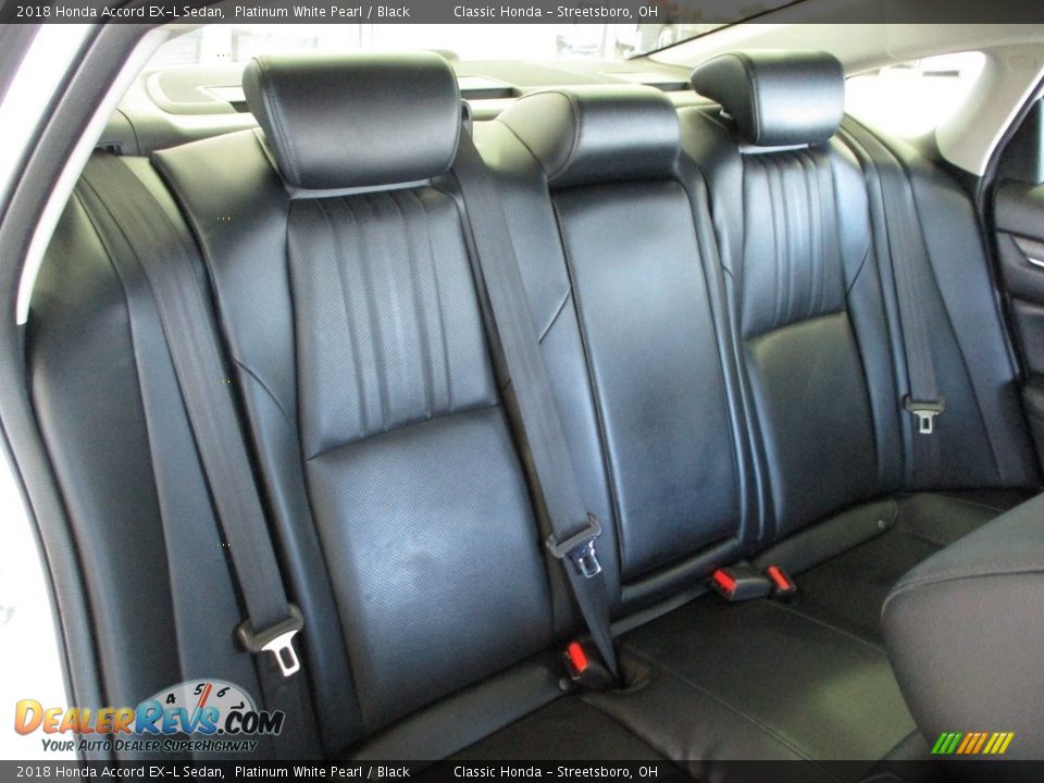 2018 Honda Accord EX-L Sedan Platinum White Pearl / Black Photo #23