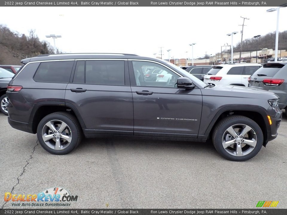2022 Jeep Grand Cherokee L Limited 4x4 Baltic Gray Metallic / Global Black Photo #7