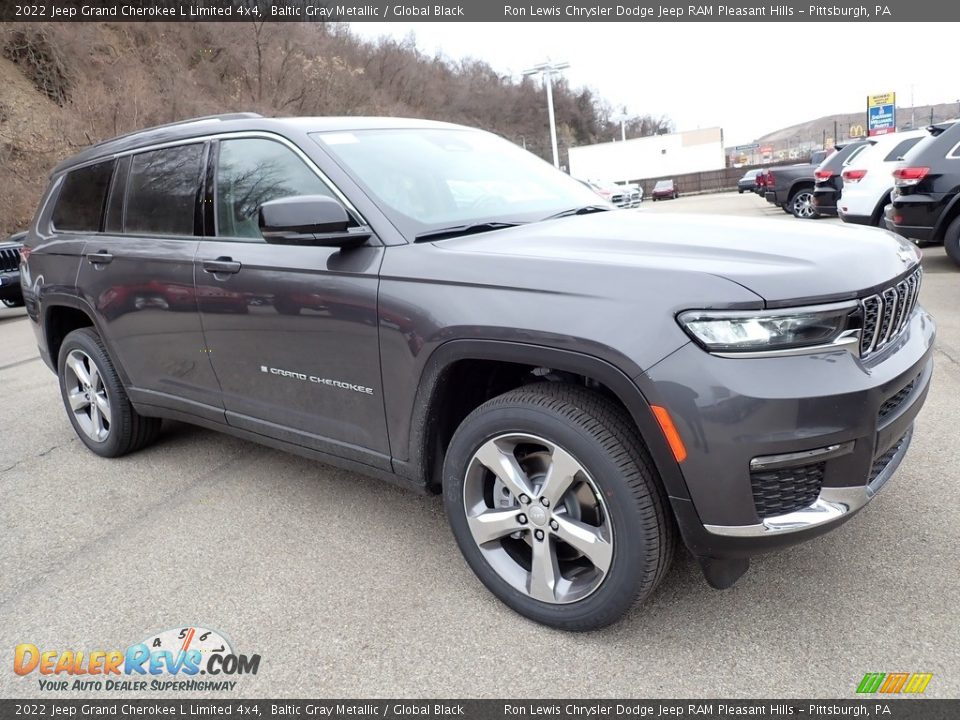 2022 Jeep Grand Cherokee L Limited 4x4 Baltic Gray Metallic / Global Black Photo #8