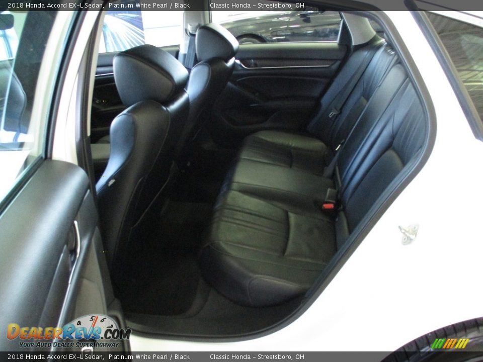 2018 Honda Accord EX-L Sedan Platinum White Pearl / Black Photo #25