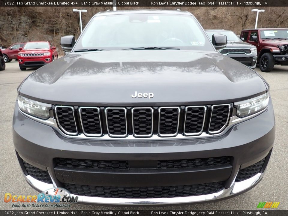 2022 Jeep Grand Cherokee L Limited 4x4 Baltic Gray Metallic / Global Black Photo #9