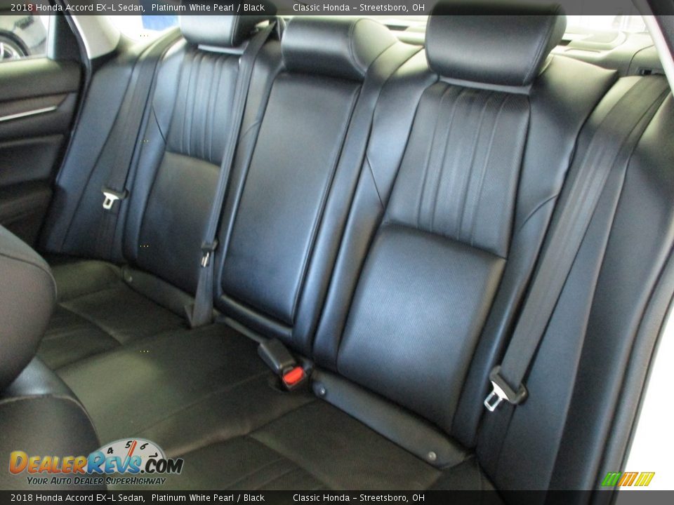 2018 Honda Accord EX-L Sedan Platinum White Pearl / Black Photo #26