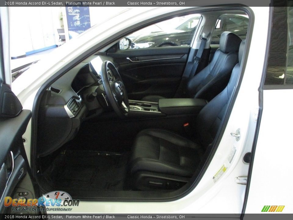 2018 Honda Accord EX-L Sedan Platinum White Pearl / Black Photo #28