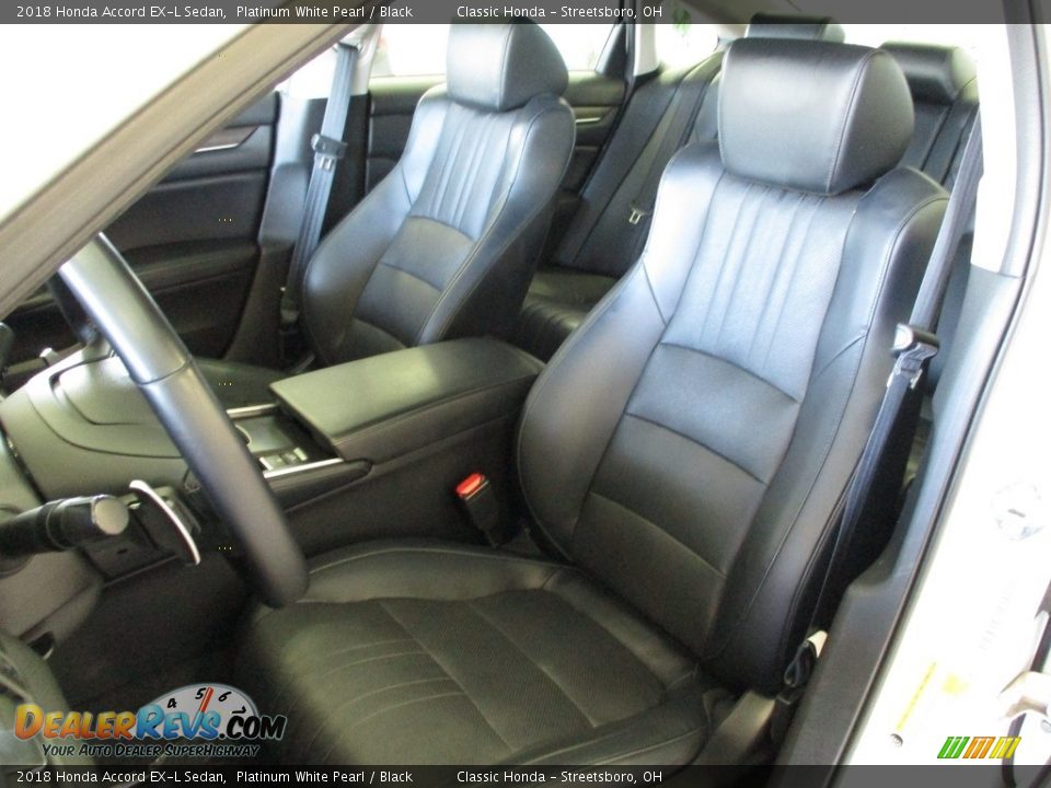 2018 Honda Accord EX-L Sedan Platinum White Pearl / Black Photo #29