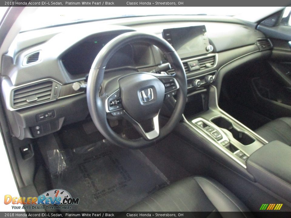 2018 Honda Accord EX-L Sedan Platinum White Pearl / Black Photo #31