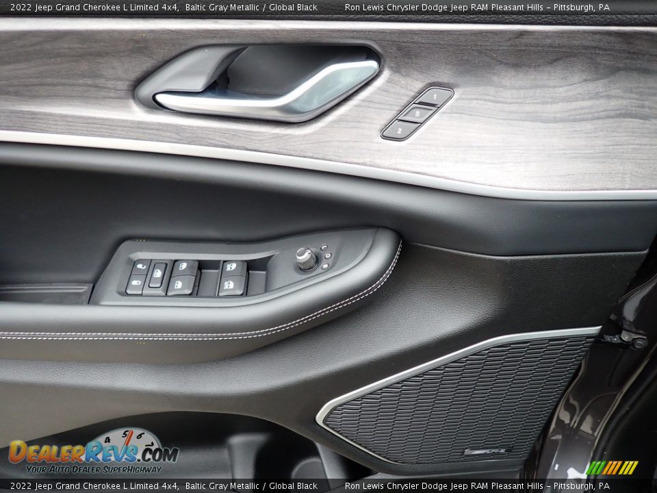 2022 Jeep Grand Cherokee L Limited 4x4 Baltic Gray Metallic / Global Black Photo #14