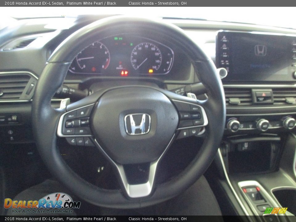 2018 Honda Accord EX-L Sedan Platinum White Pearl / Black Photo #32
