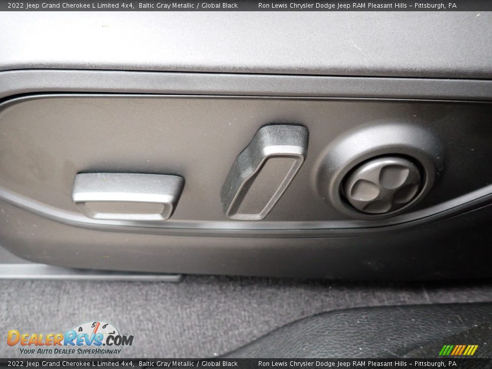 2022 Jeep Grand Cherokee L Limited 4x4 Baltic Gray Metallic / Global Black Photo #16