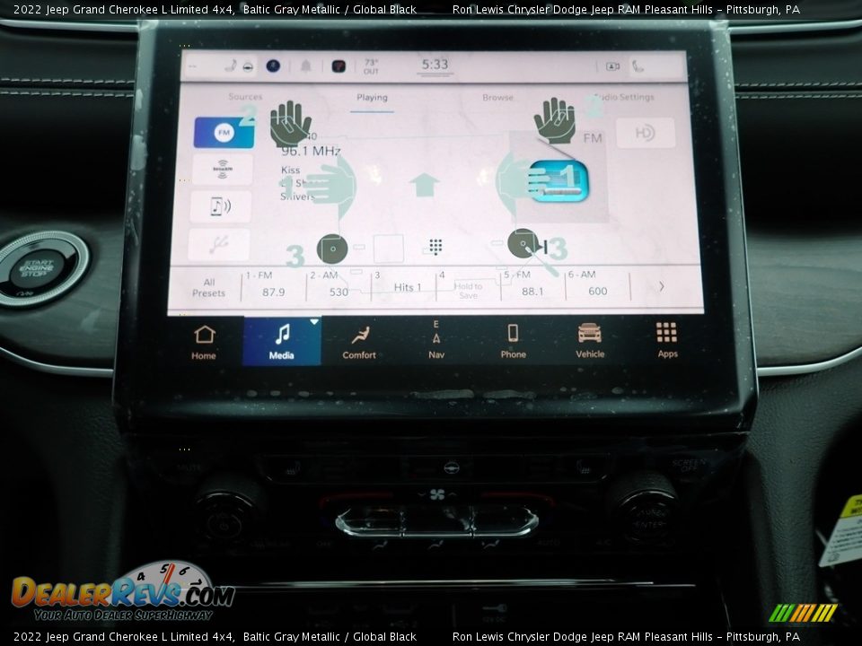 2022 Jeep Grand Cherokee L Limited 4x4 Baltic Gray Metallic / Global Black Photo #20