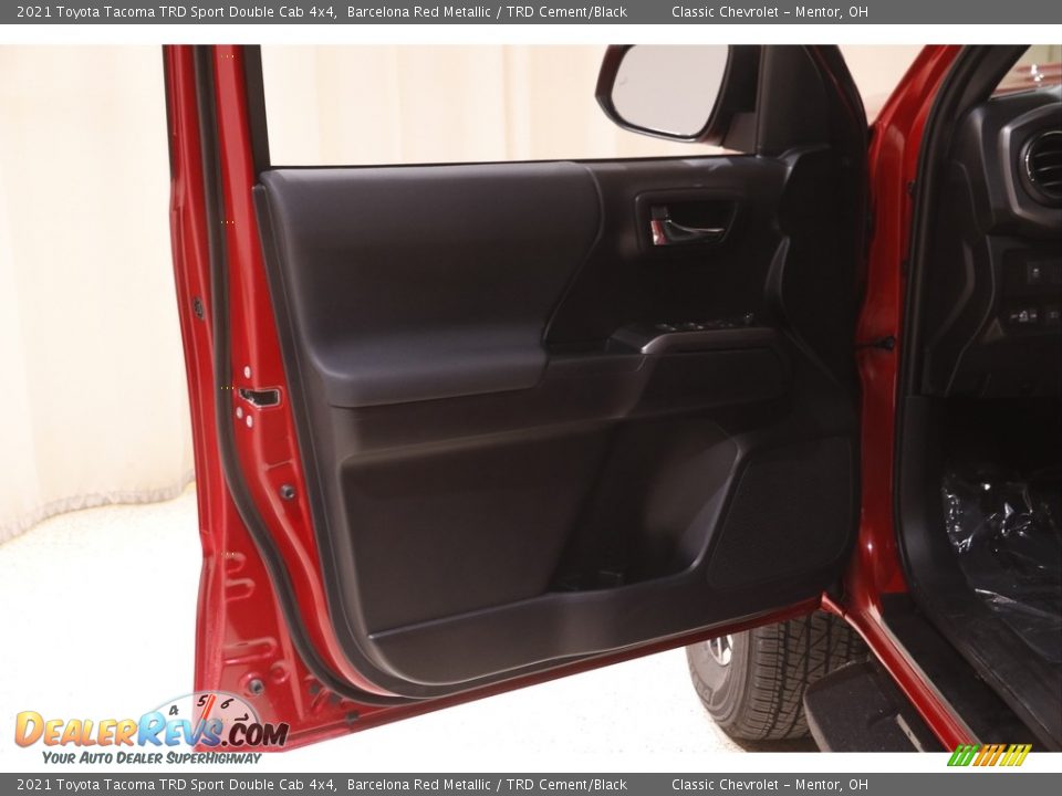 2021 Toyota Tacoma TRD Sport Double Cab 4x4 Barcelona Red Metallic / TRD Cement/Black Photo #4