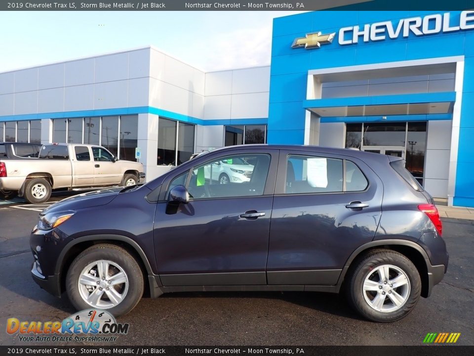 2019 Chevrolet Trax LS Storm Blue Metallic / Jet Black Photo #3