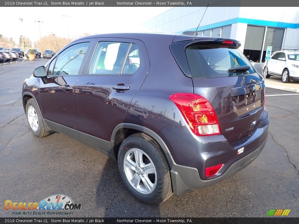 2019 Chevrolet Trax LS Storm Blue Metallic / Jet Black Photo #4