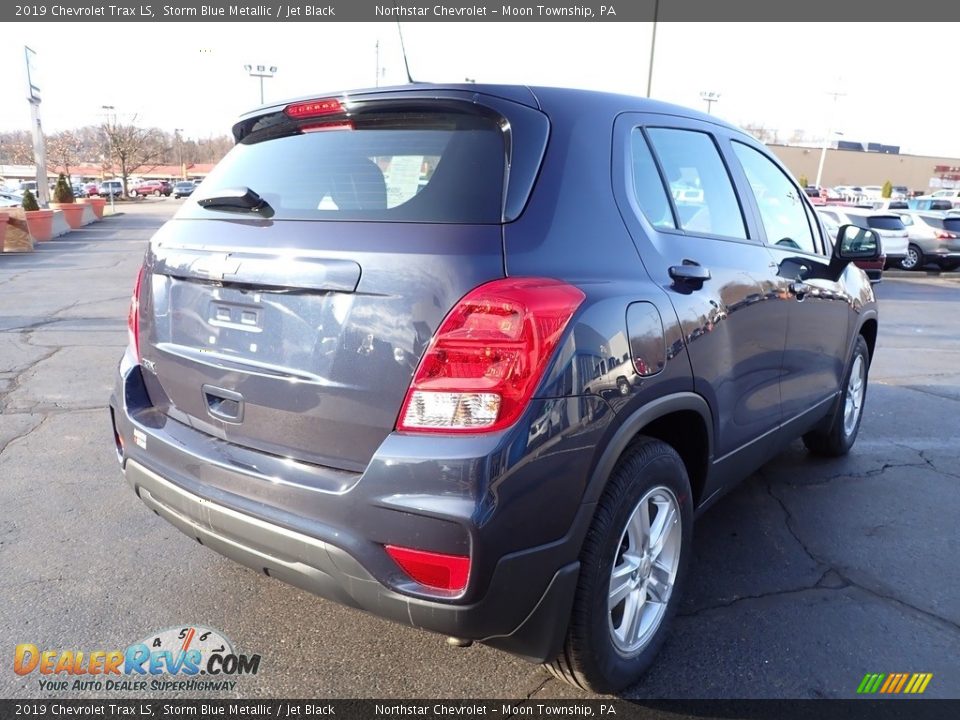 2019 Chevrolet Trax LS Storm Blue Metallic / Jet Black Photo #8