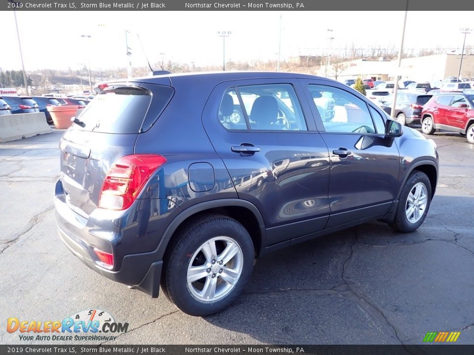 2019 Chevrolet Trax LS Storm Blue Metallic / Jet Black Photo #9