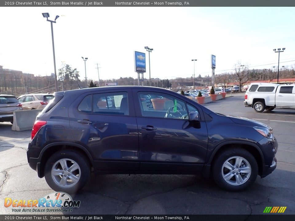 2019 Chevrolet Trax LS Storm Blue Metallic / Jet Black Photo #10