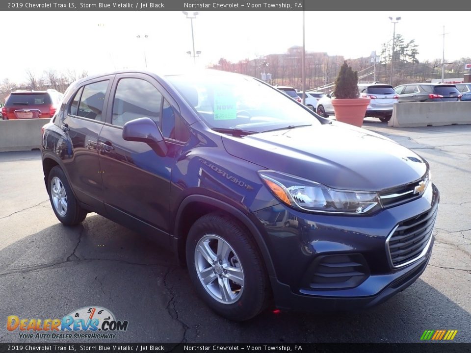 2019 Chevrolet Trax LS Storm Blue Metallic / Jet Black Photo #11