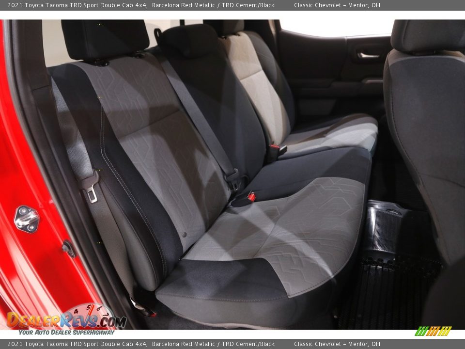 2021 Toyota Tacoma TRD Sport Double Cab 4x4 Barcelona Red Metallic / TRD Cement/Black Photo #16