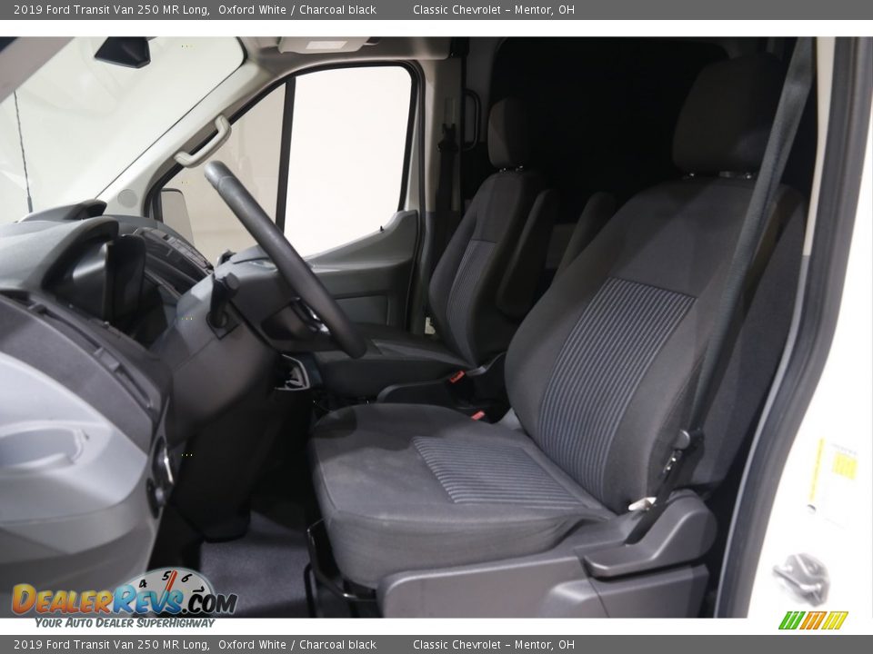 2019 Ford Transit Van 250 MR Long Oxford White / Charcoal black Photo #5