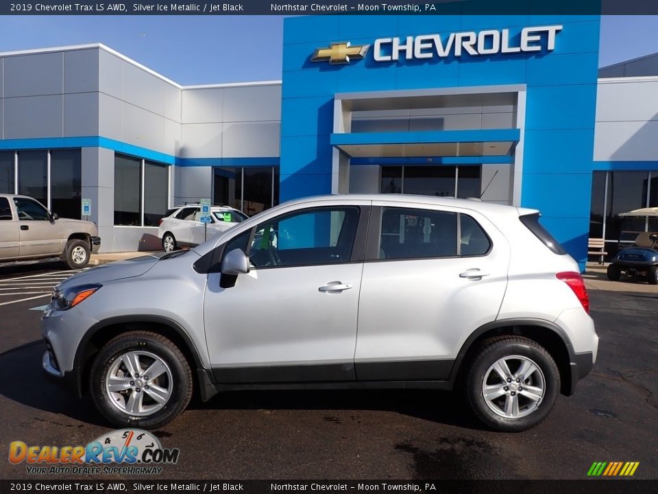 2019 Chevrolet Trax LS AWD Silver Ice Metallic / Jet Black Photo #3