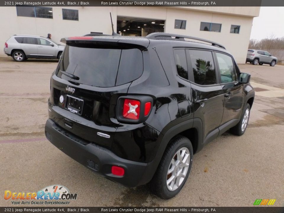 2021 Jeep Renegade Latitude 4x4 Black / Black Photo #5