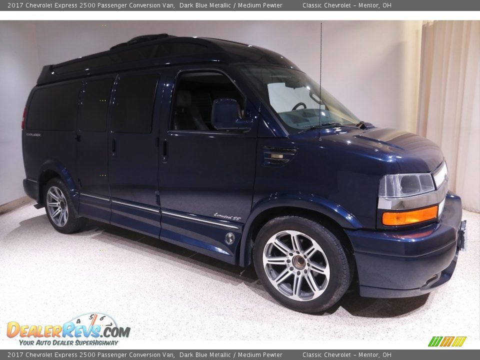 Front 3/4 View of 2017 Chevrolet Express 2500 Passenger Conversion Van Photo #1