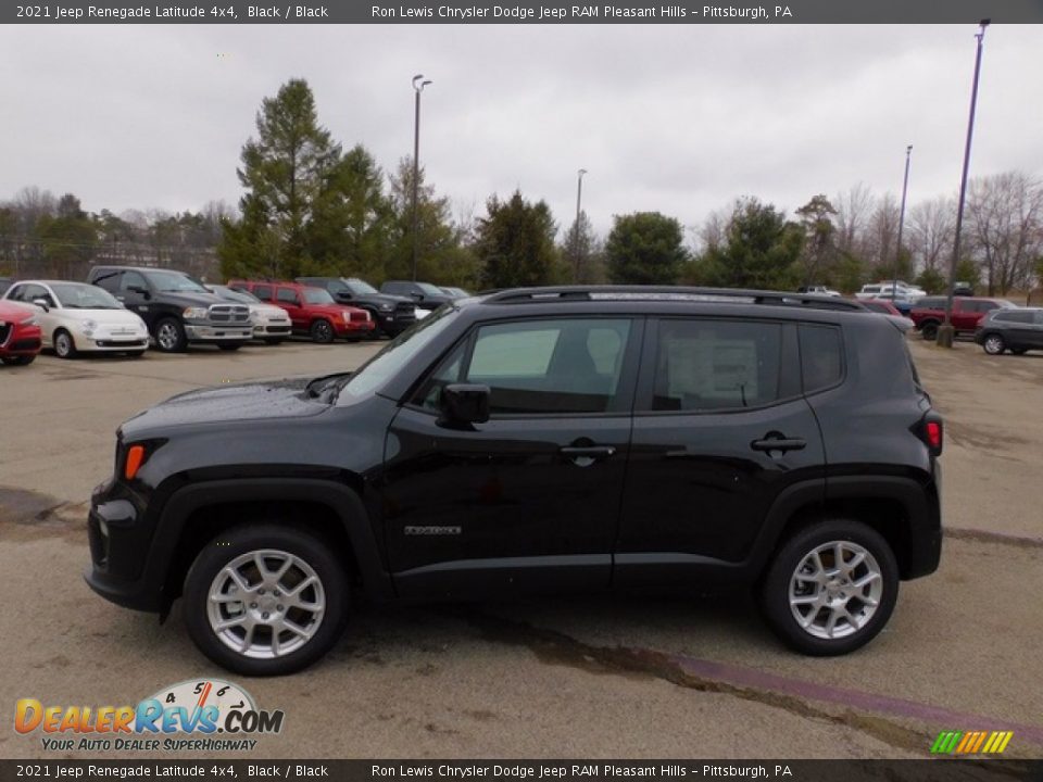 2021 Jeep Renegade Latitude 4x4 Black / Black Photo #9