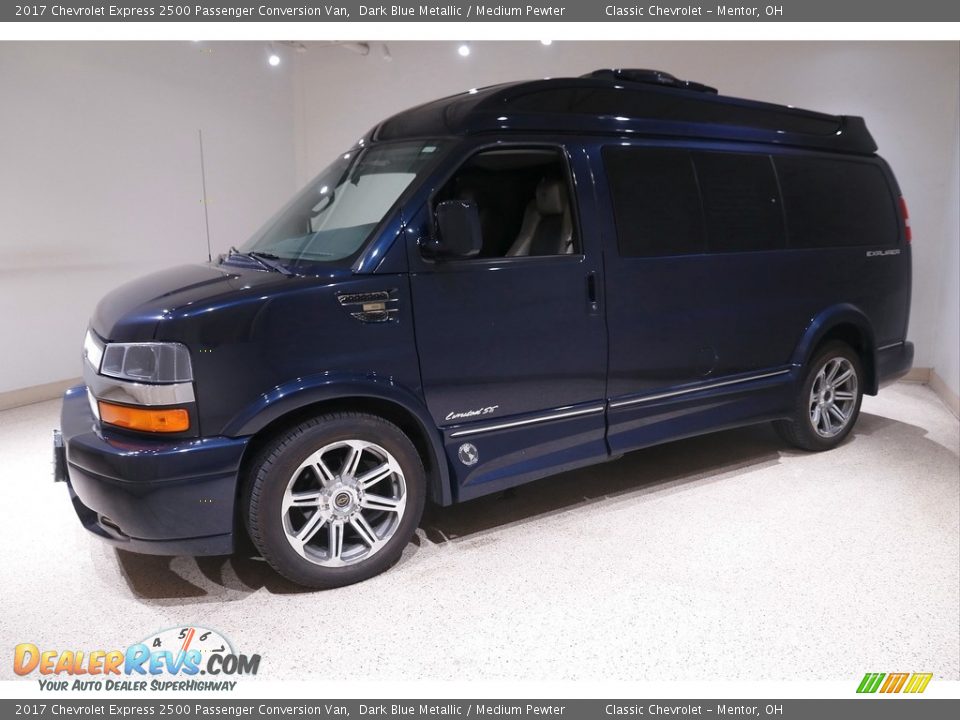 Dark Blue Metallic 2017 Chevrolet Express 2500 Passenger Conversion Van Photo #3