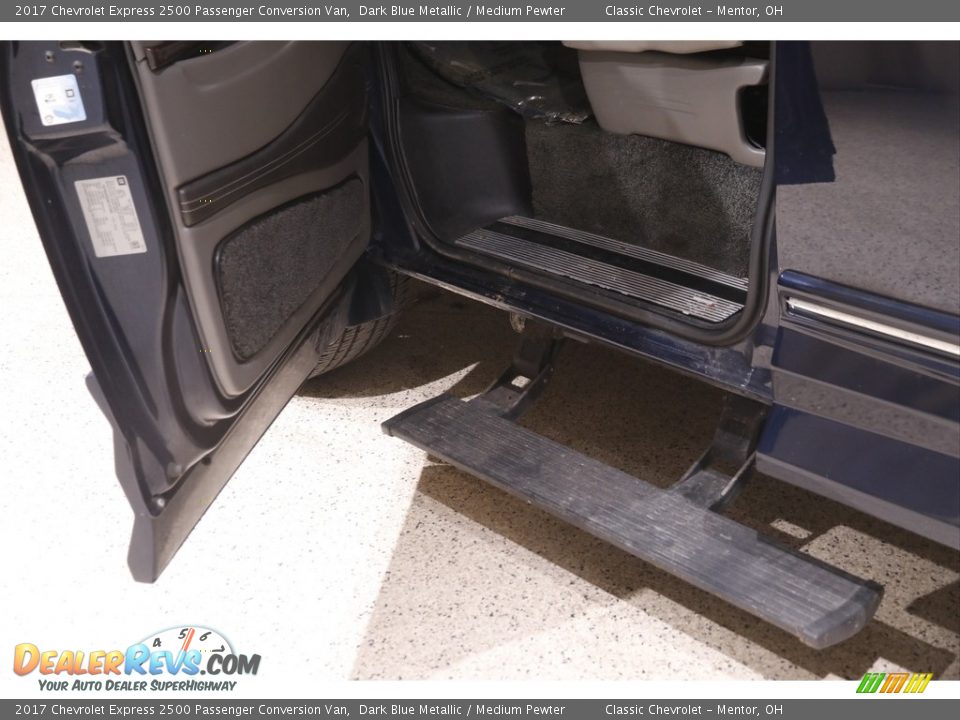 2017 Chevrolet Express 2500 Passenger Conversion Van Dark Blue Metallic / Medium Pewter Photo #4