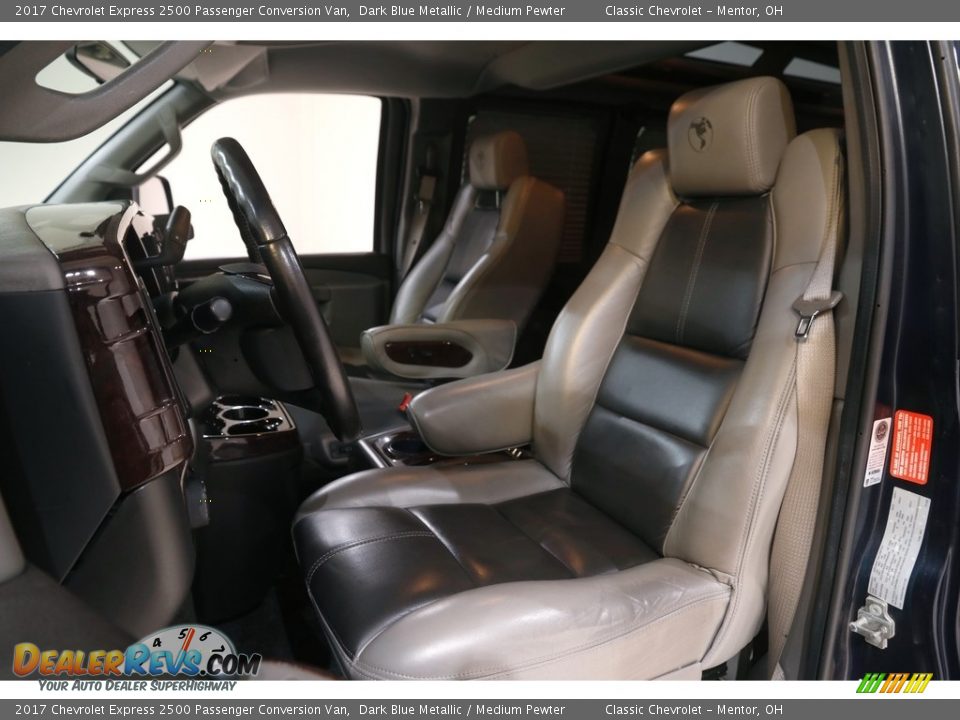 Front Seat of 2017 Chevrolet Express 2500 Passenger Conversion Van Photo #6